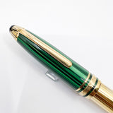 Montblanc Czar Nikolai LeGrand Fountain Pen - Malachite Cap/Gold Vermeil Barrel - Medium 18kt Gold Nib
