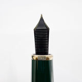 Montblanc Czar Nikolai LeGrand Fountain Pen - Malachite Cap/Gold Vermeil Barrel - Medium 18kt Gold Nib