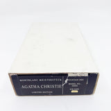 Montblanc Agatha Christie Sterling Silver Limited Edition Fountain Pen - Fine 18kt Gold Nib