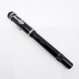Montblanc Agatha Christie Sterling Silver Limited Edition Fountain Pen - Fine 18kt Gold Nib
