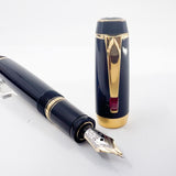 Montblanc Boheme Rouge - Black Resin Fountain Pen - Retractable  Medium 14kt Gold Nib