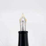 Montblanc Marcel Proust Sterling Silver Writer Series Fountain Pen - Fine 18kt Gold Nib