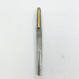 Pilot Sterling Silver Incredible Lattice Filigree Fountain Pen - Broad 18kt Gold Nib (Circa 1970s)- RARE!!