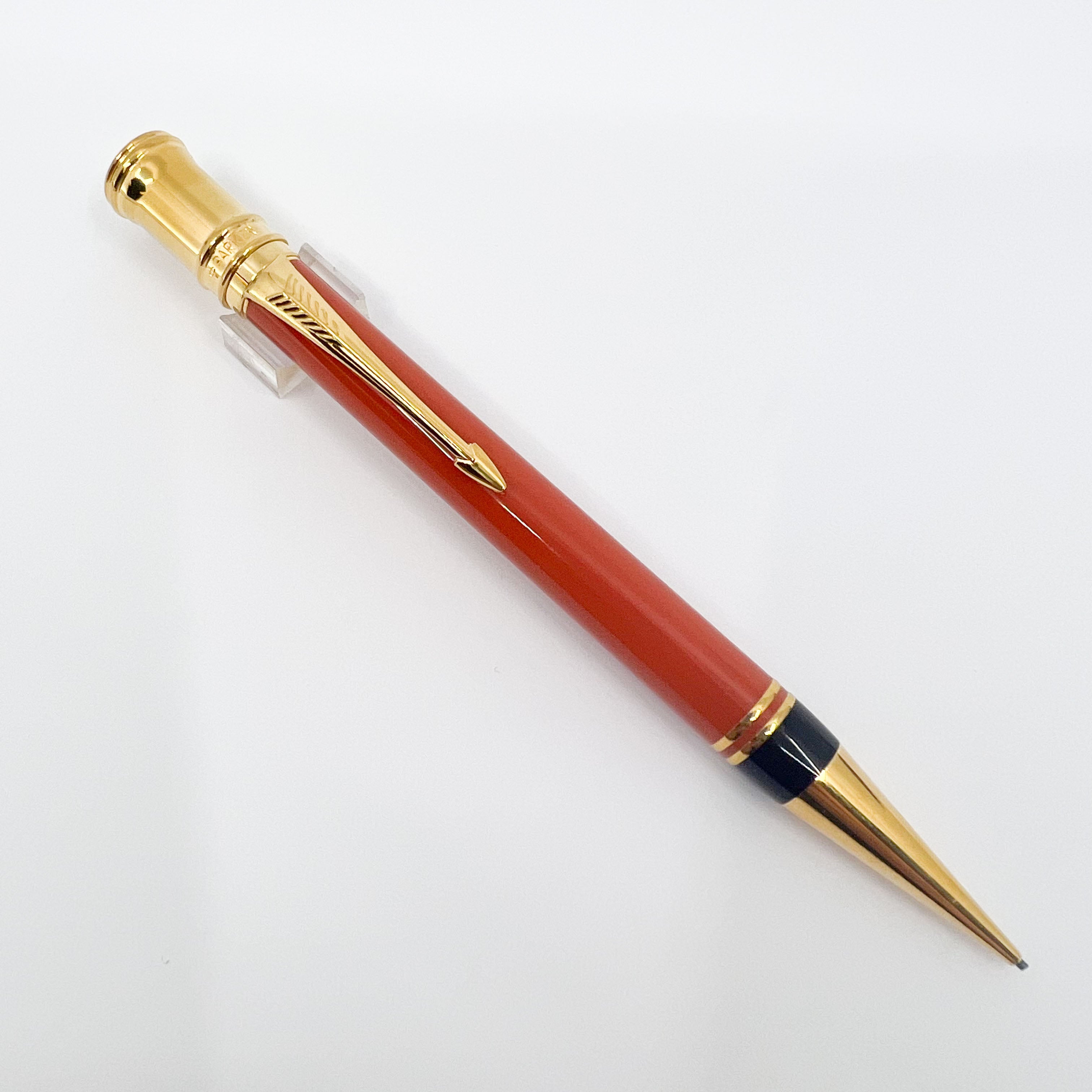 Parker Duofold Orange Mechanical Pencil 0.9mm (Circa 1995