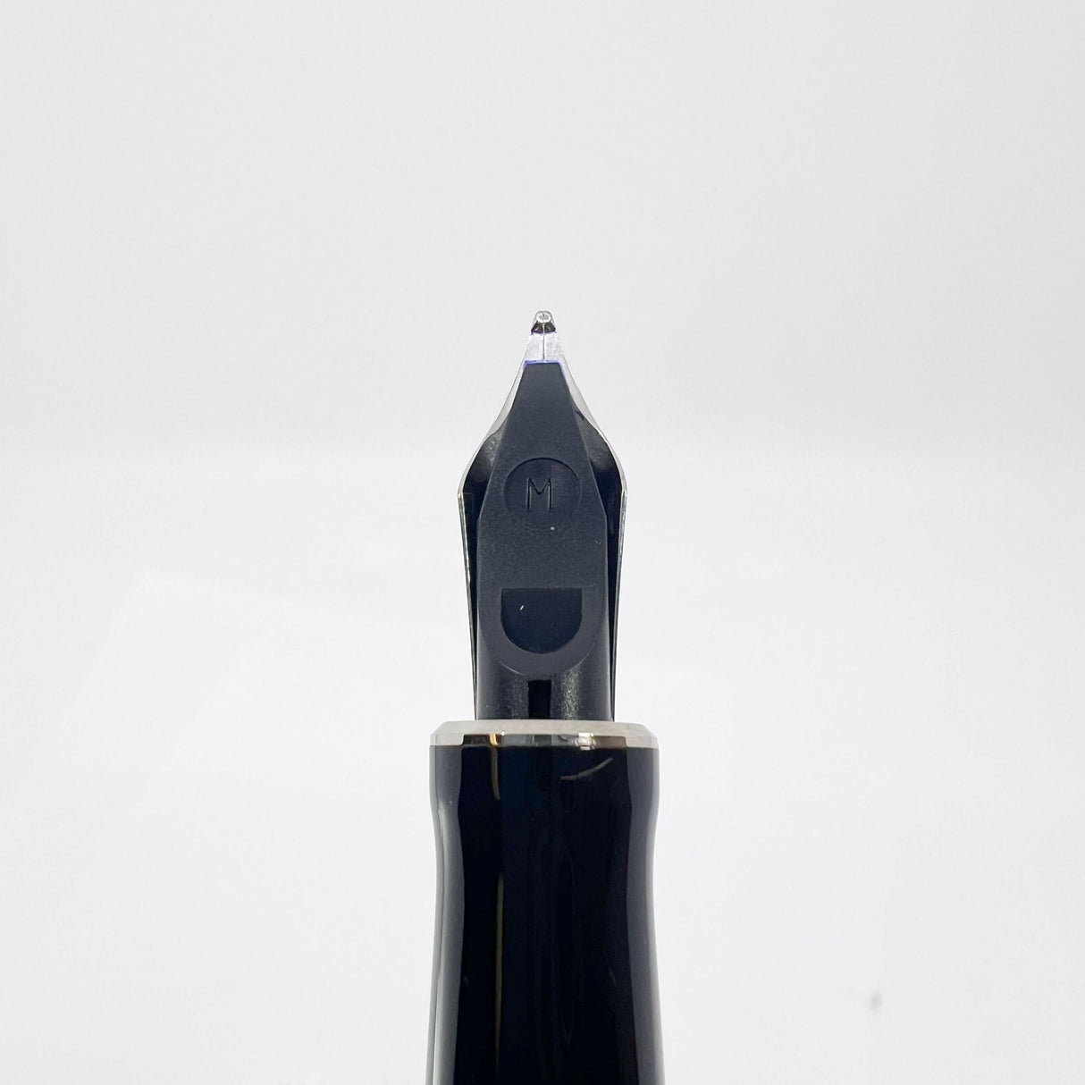 Parker Blue Mosaic International Duofold Fountain Pen - Medium 18kt Gold Nib