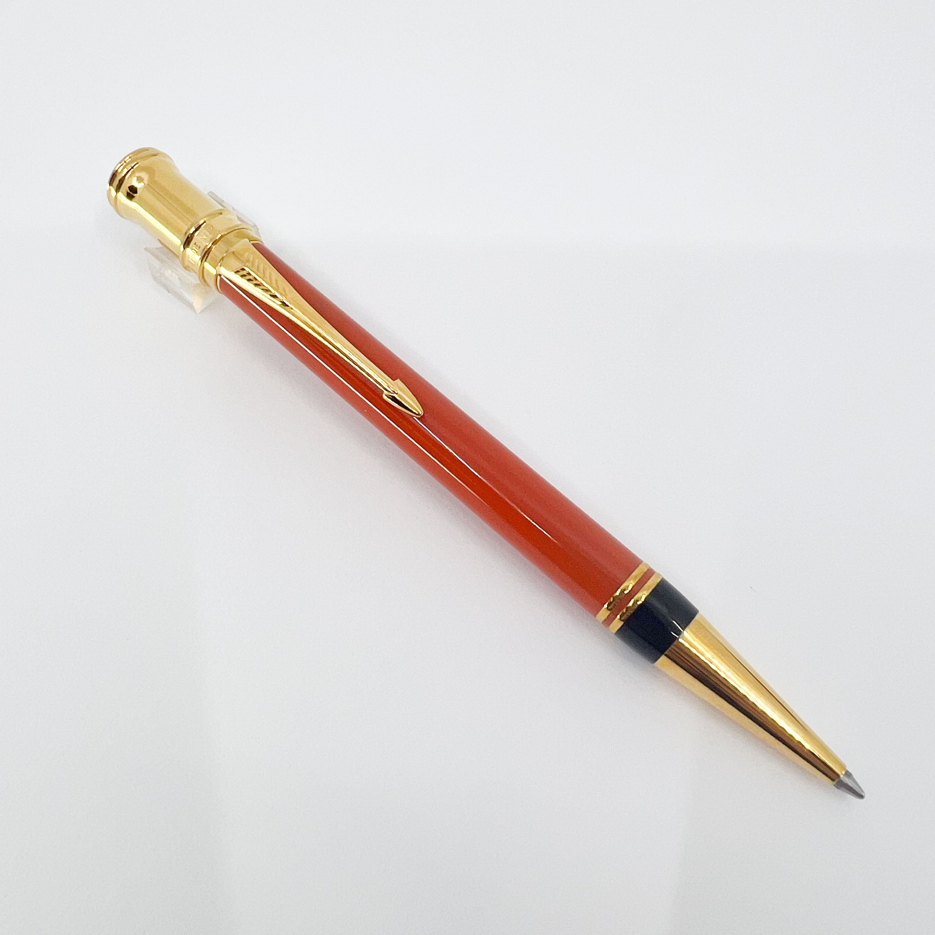 Parker Duofold Orange Ballpoint Pen (Circa 1995) – Fountain Pen