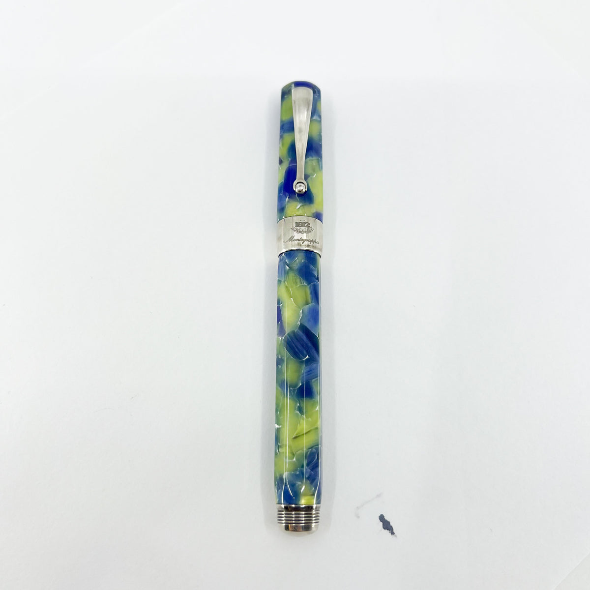 Montegrappa Harmony Solo Lustrous Blue/Green Octagonal Fountain Pen ...