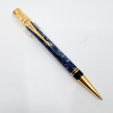 Parker Duofold  Marble Blue Ballpoint Pen (Circa 1991)