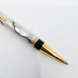 Parker Duofold Lustrous Pearl & Black Ballpoint Pen