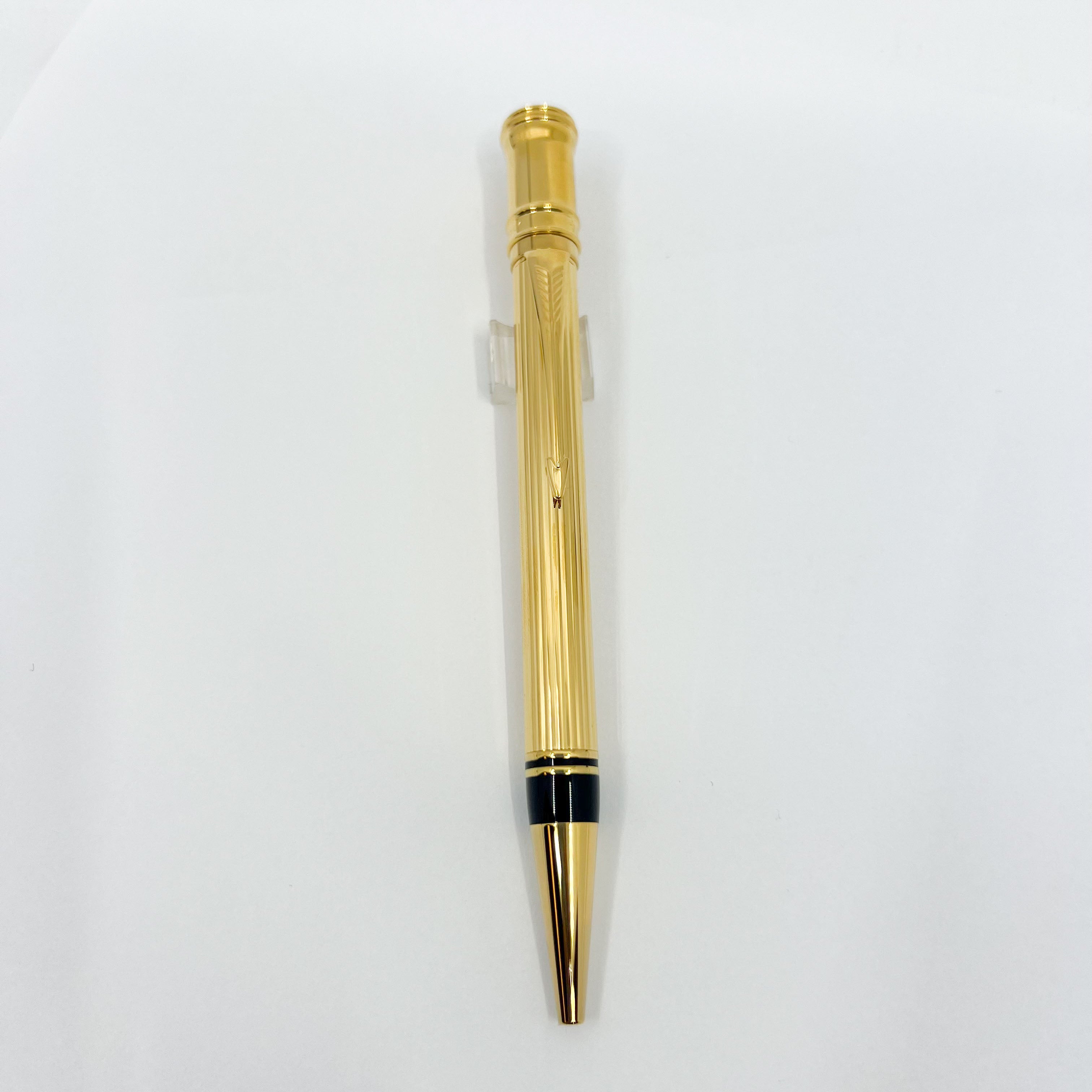 Parker Duofold Fluted Gold-Plated Ballpoint Pen – Fountain Pen
