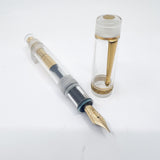 Delta Mid-sized DolceVita Demonstrator Fountain Pen - Fine 14kt Gold Nib