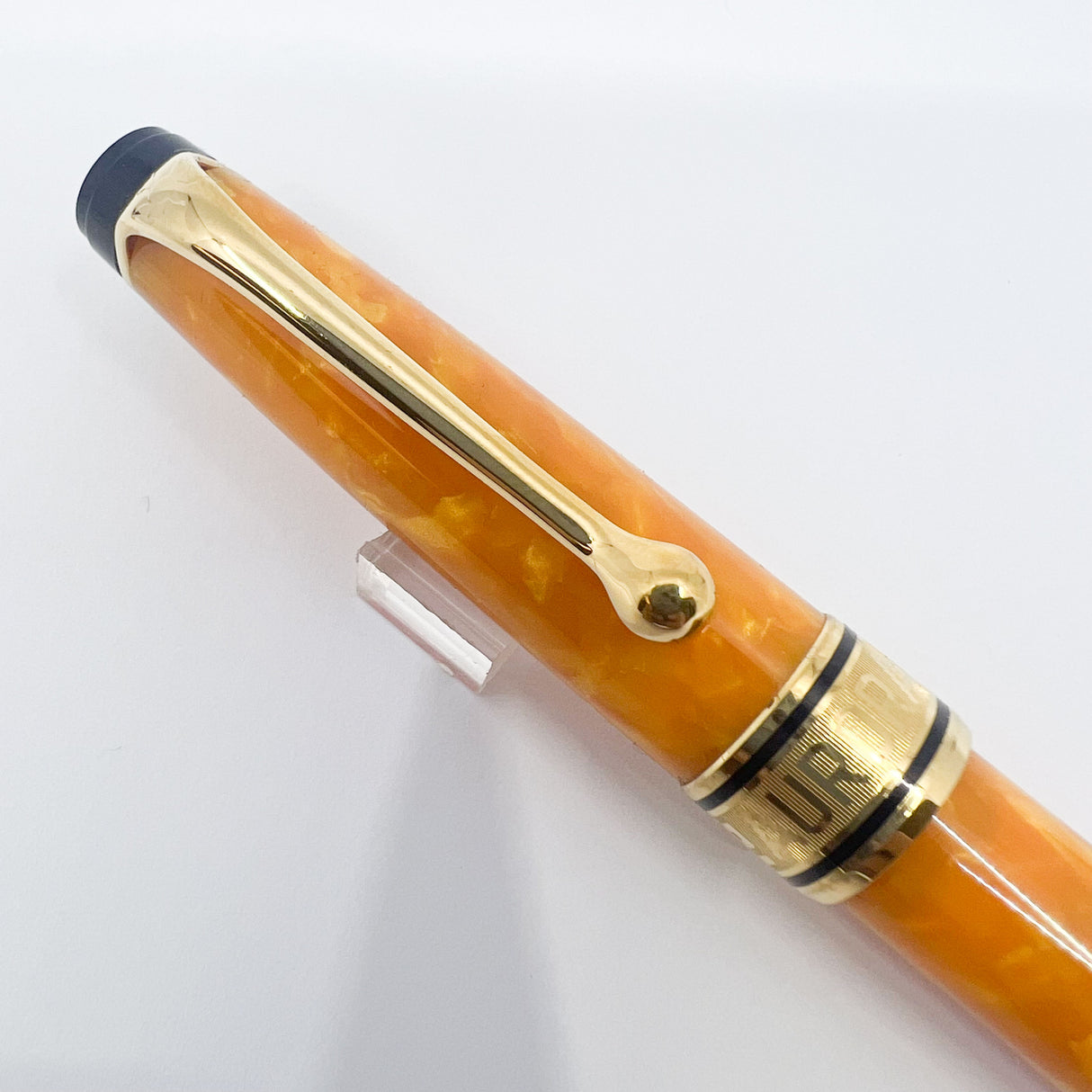 Aurora Sole Marbled Orange Limited Edition  Ballpoint Pen