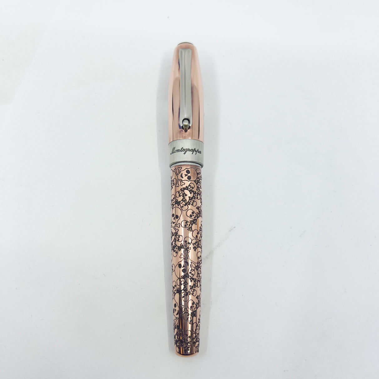 Montegrappa Fortuna Copper Happy Skull Fountain Pen  - Medium Stainless Steel Nib