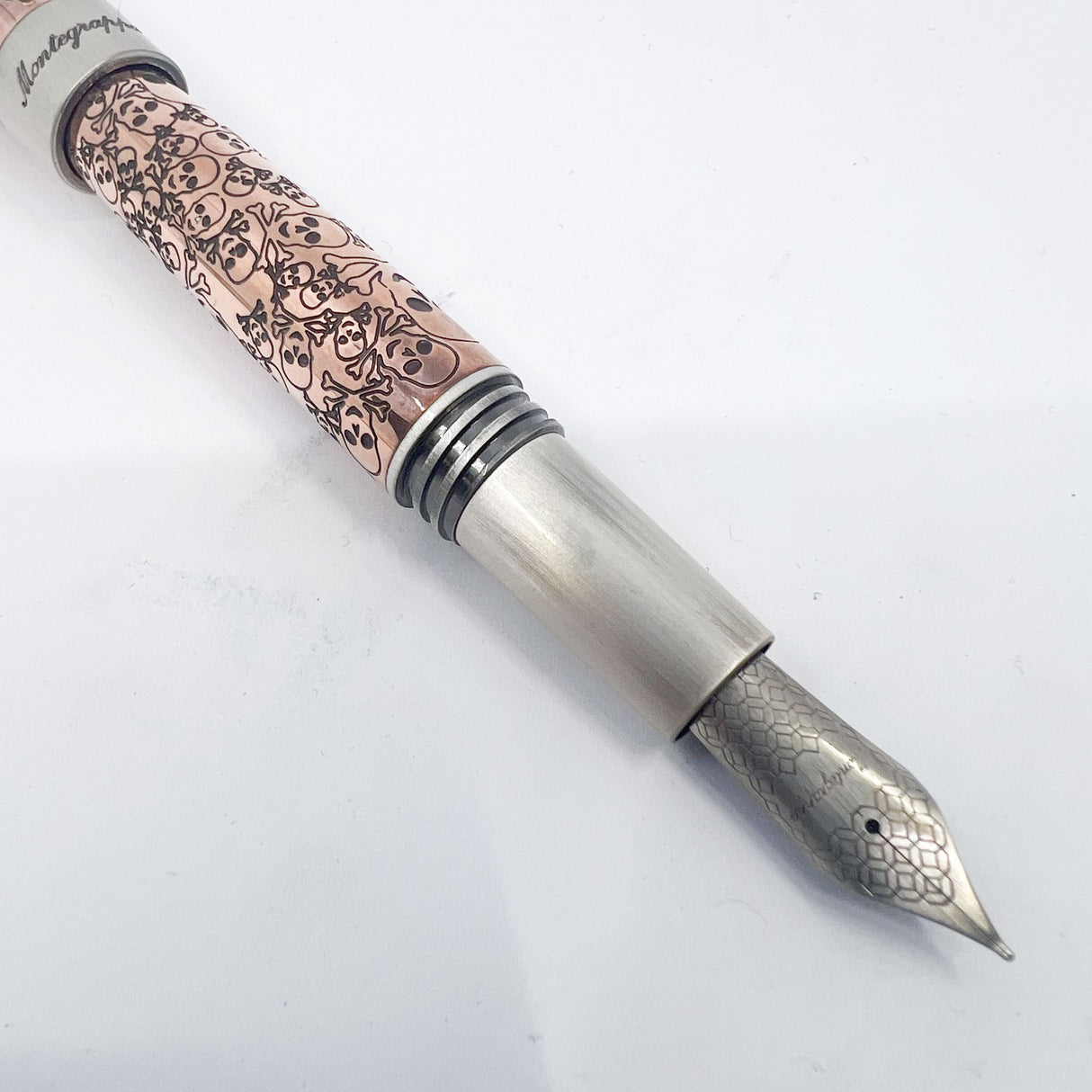 Montegrappa Fortuna Copper Happy Skull Fountain Pen  - Medium Stainless Steel Nib