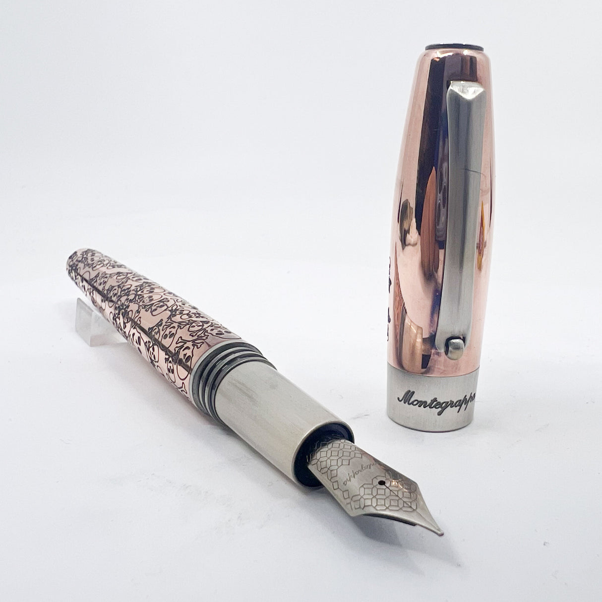 Montegrappa Fortuna Copper Happy Skull Fountain Pen  - Medium Stainless Steel Nib
