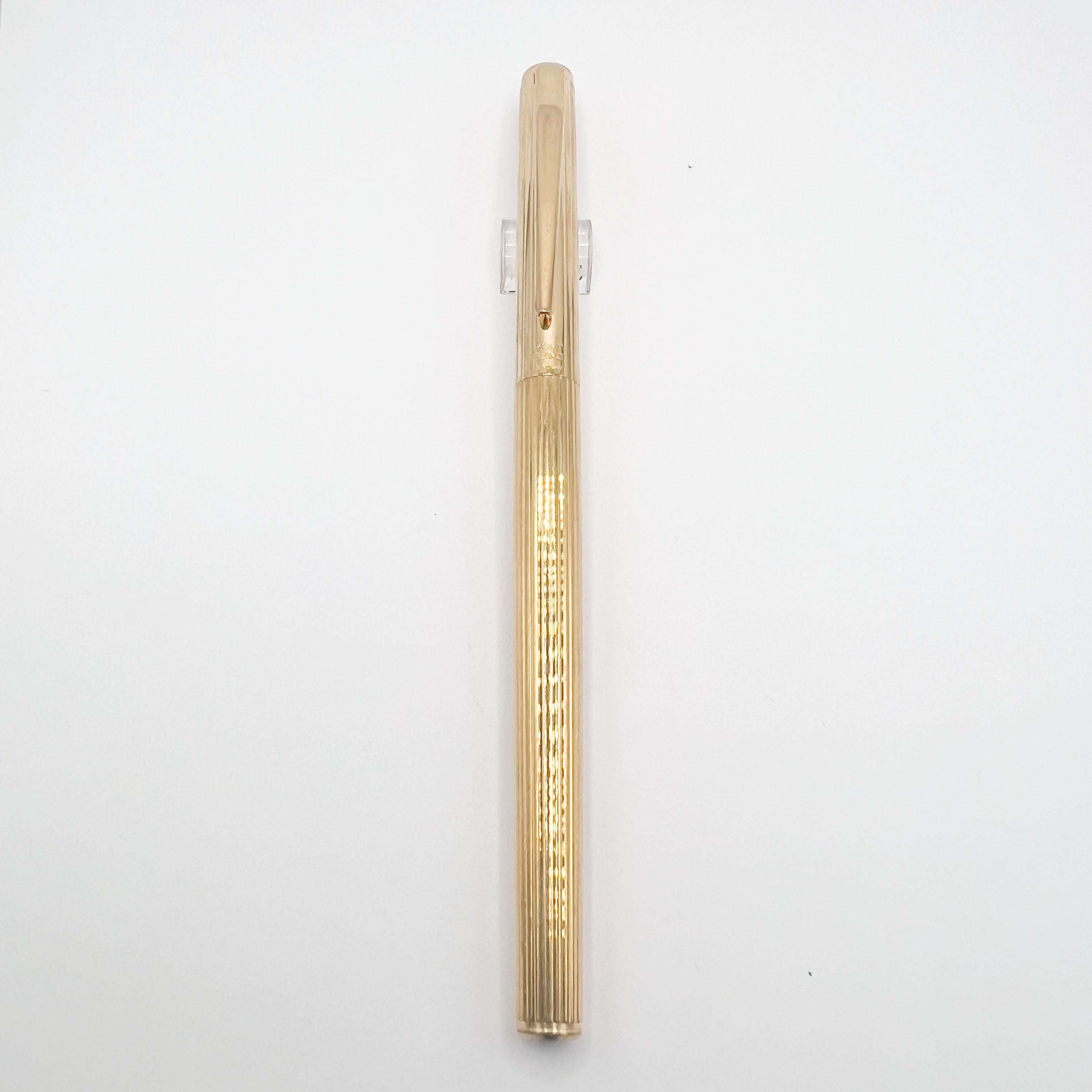 Montblanc Noblesse Gold-Plated Fluted Vertical Lines Fountain Pen