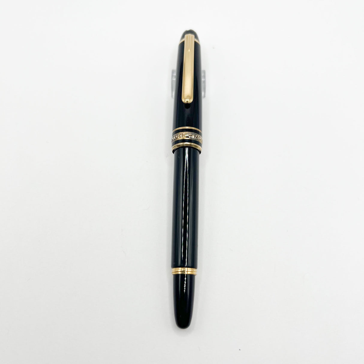 Montblanc Meisterstuck Mozart Black Resin Fountain Pen - Medium 14kt Gold  Nib