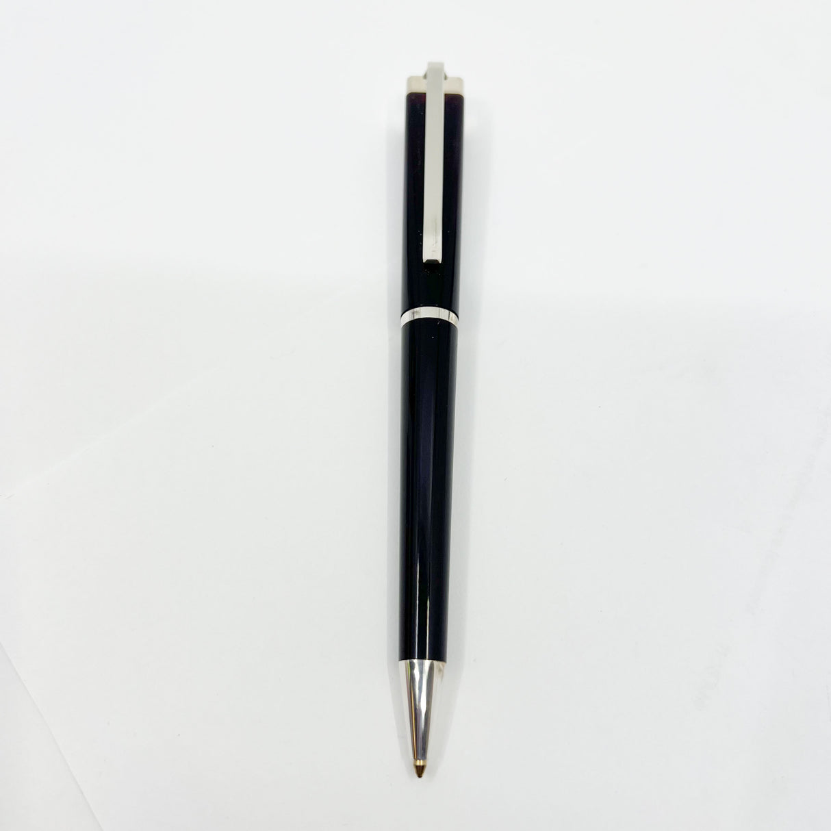 Montblanc Franz Kafka Limited Edition Deep Translucent Burgundy  Ballpoint Pen - Sterling Silver Trim