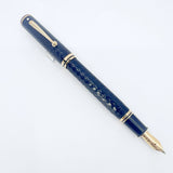 Sheaffer Connaisseur Black Chased Etched Design Fountain Pen - Medium 18kt Gold  Nib - Scarce!