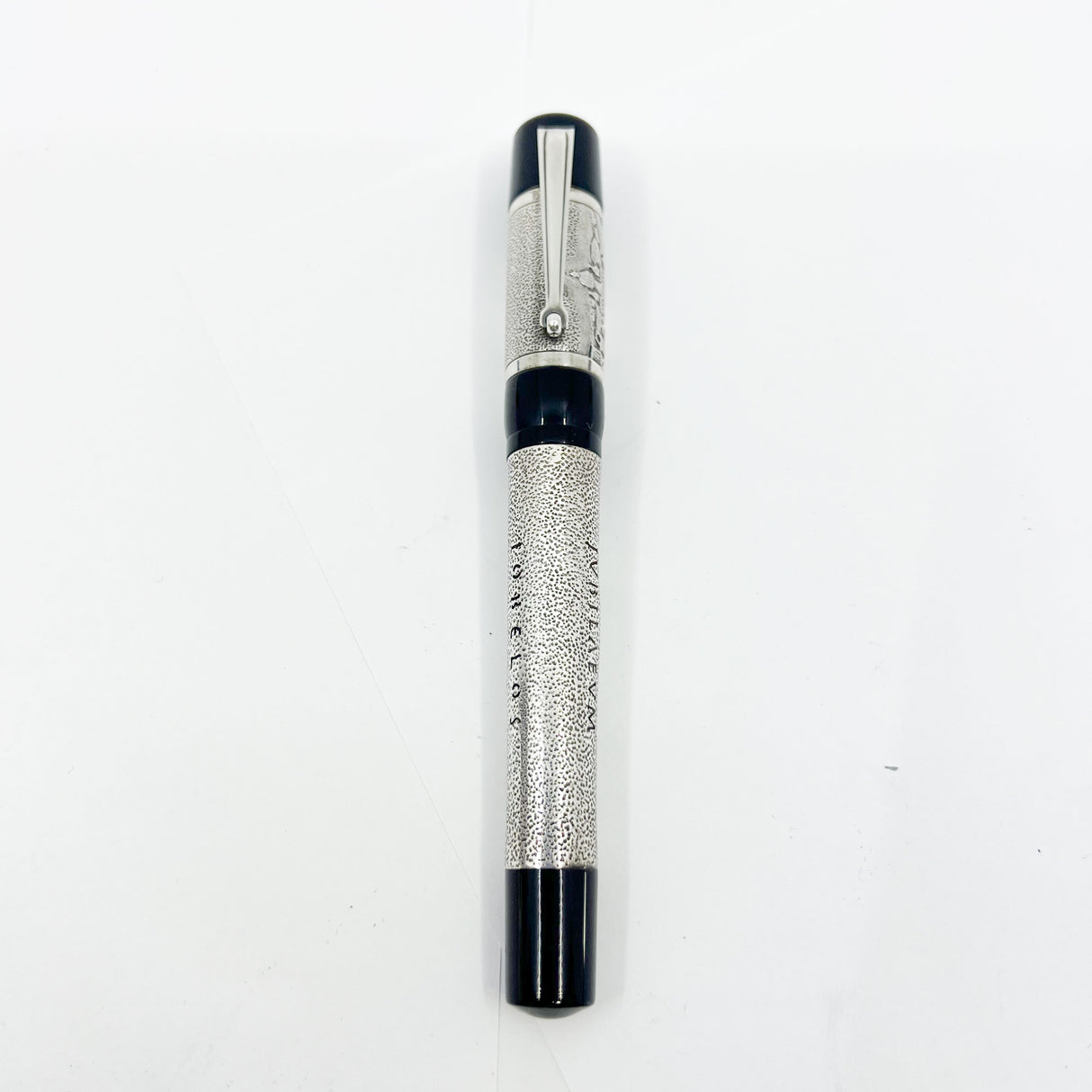 Delta Jubileum 2000 Sterling Silver Lever-Fill Limited Edition Fountain Pen - Medium 18kt Gold  Nib