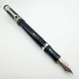 Visconti/Rebecca Moss Visconti Rebecca Moss "New York" Blue (Wall Street) Celluloid Limited Edition Fountain Pen - Visconti Fine 18kt Gold Nib