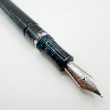 Visconti/Rebecca Moss Visconti Rebecca Moss "New York" Blue (Wall Street) Celluloid Limited Edition Fountain Pen - Visconti Fine 18kt Gold Nib