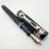 Visconti/Rebecca Moss Visconti Rebecca Moss "New York" Blue (Wall Street) Celluloid Limited Edition Fountain Pen - Visconti Fine 18kt Gold Nib