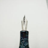Visconti/Rebecca Moss Visconti Rebecca Moss "New York" Blue (Wall Street) Celluloid Limited Edition Fountain Pen - Visconti Fine 18kt Gold Nib