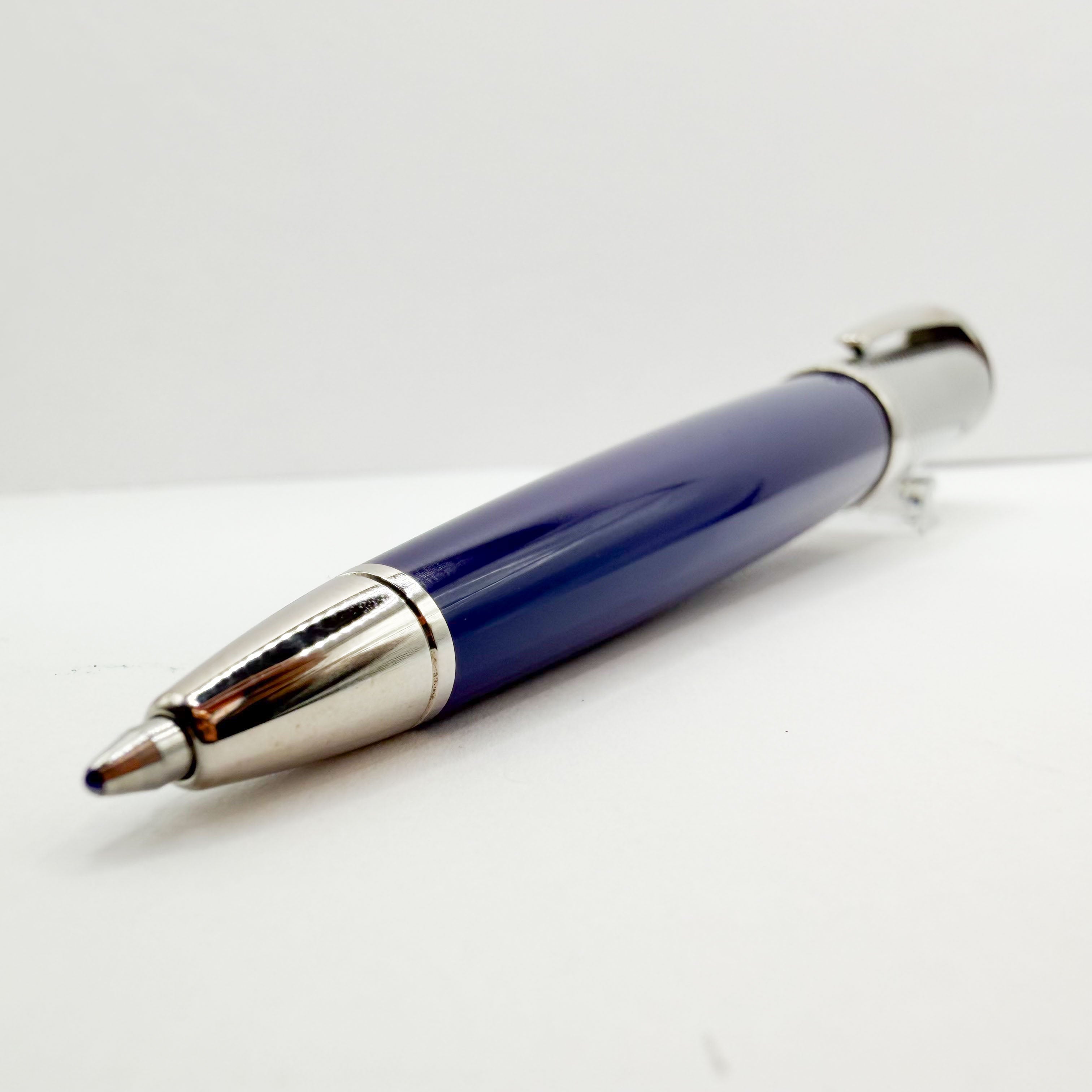 Cartier Electric Blue Roadster with Palladium-Finished Textured