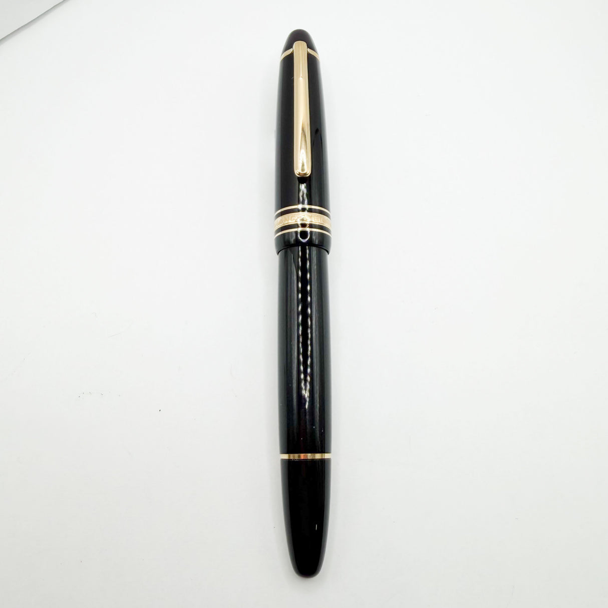 Montblanc Meisterstuck Black Resin #146 LeGrand Fountain Pen  - Fine 14kt  Gold Nib