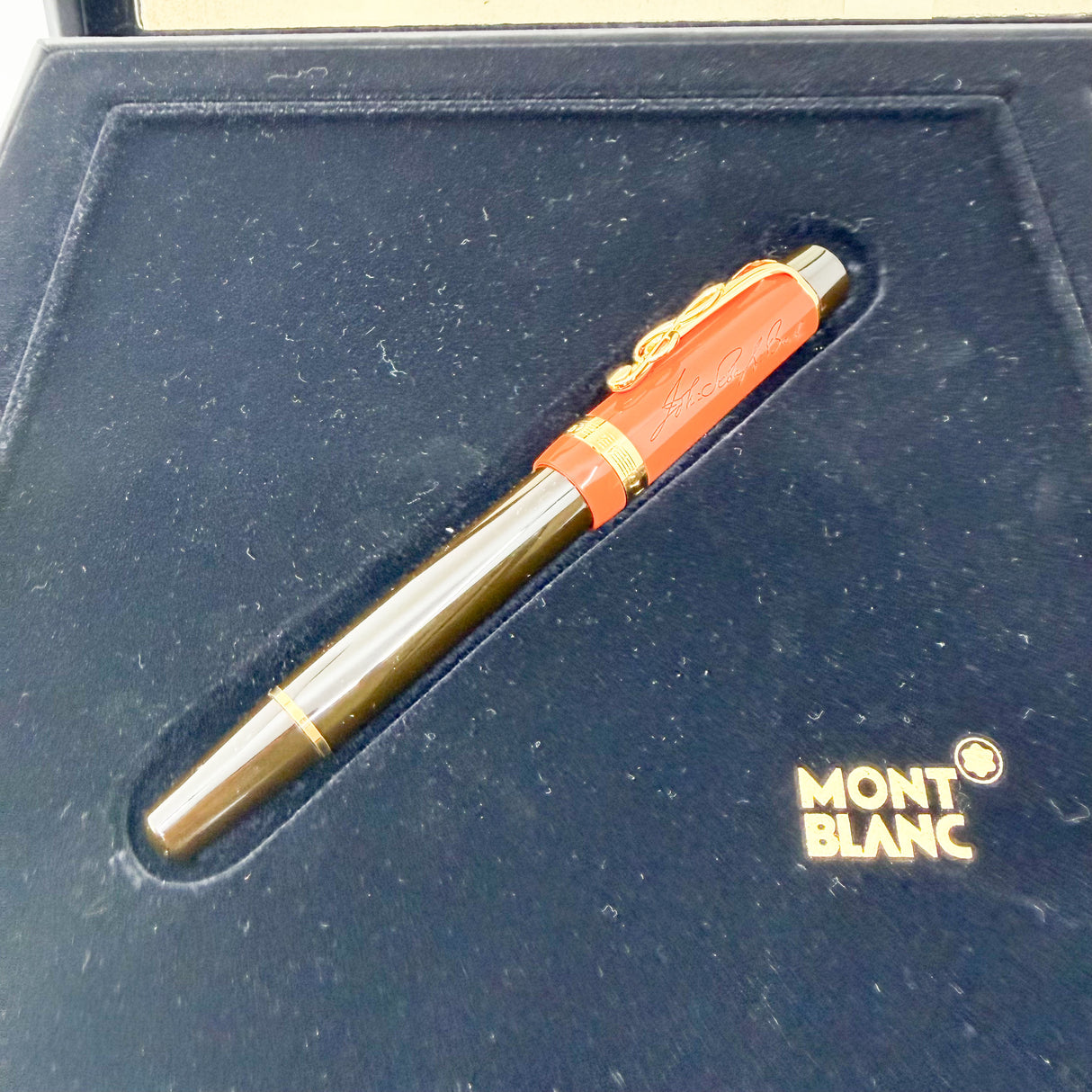 Montblanc Johann Sebastian Bach Donation Limited Edition Fountain Pen - Broad 18kt Gold Nib
