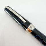 Visconti Opera Marbled Navy & Sky Blue Typhoon Limited Edition Fountain Pen - #911/1000 - Broad Chromium 18 Smarttouch Tubular Nib