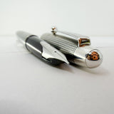 Pilot  Cross-Hatched Sterling Silver Silvern Koushi Fountain Pen