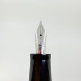 Delta -  Original  DolceVita Sterling Silver Trim Medium Fountain Pen - Medium 18kt Gold Nib
