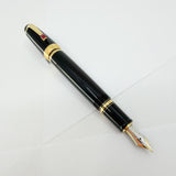 Montblanc Boheme Rouge - Black Resin Fountain Pen - Retractable  Medium 18kt Gold Nib