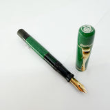 Pelikan "1935 Originals of their Time" Green Jade Celluloid Limited Edition Fountain Pen - Medium 18kt Gold Nib