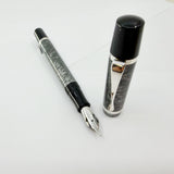 Montegrappa Nazionale Flex Shiny Circles Celluloid Limited Edition Fountain Pen - Flexible Fine 14kt Gold Nib