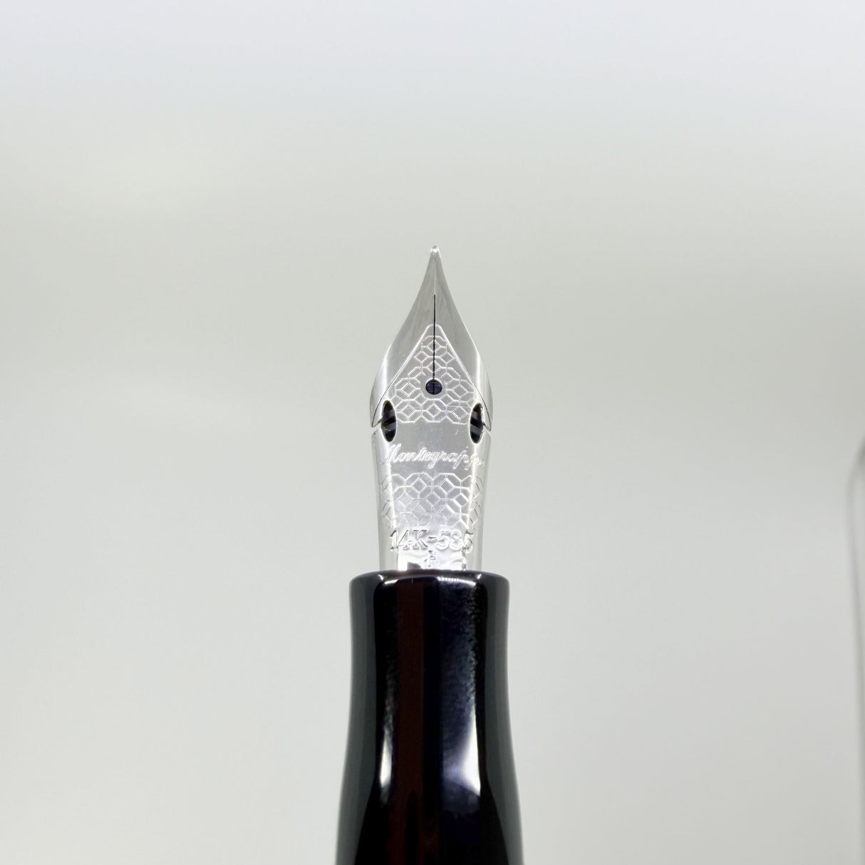 Montegrappa Nazionale Flex Shiny Circles Celluloid Limited Edition Fountain Pen - Flexible Fine 14kt Gold Nib