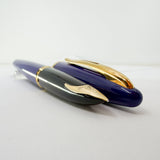 Waterman Royal Blue Carene Fountain Pen - Fine 18kt Gold Nib