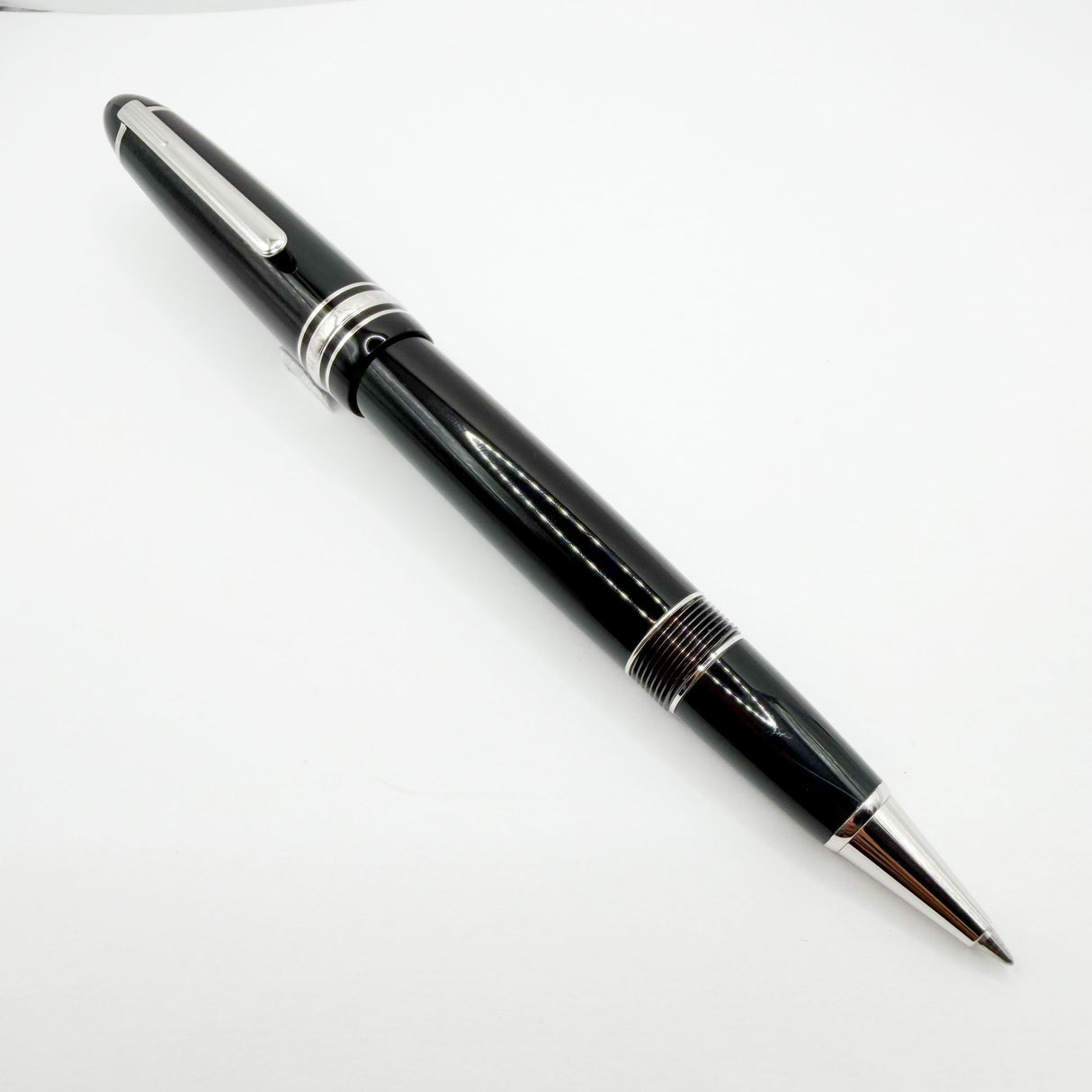 Montblanc Meisterstuck  Black Resin - Platinum Plated Trim LeGrand  Rollerball
