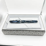 Visconti Divina Elegance Oversize Imperial Blue Fountain Pen  - Fine 18kt Gold Nib