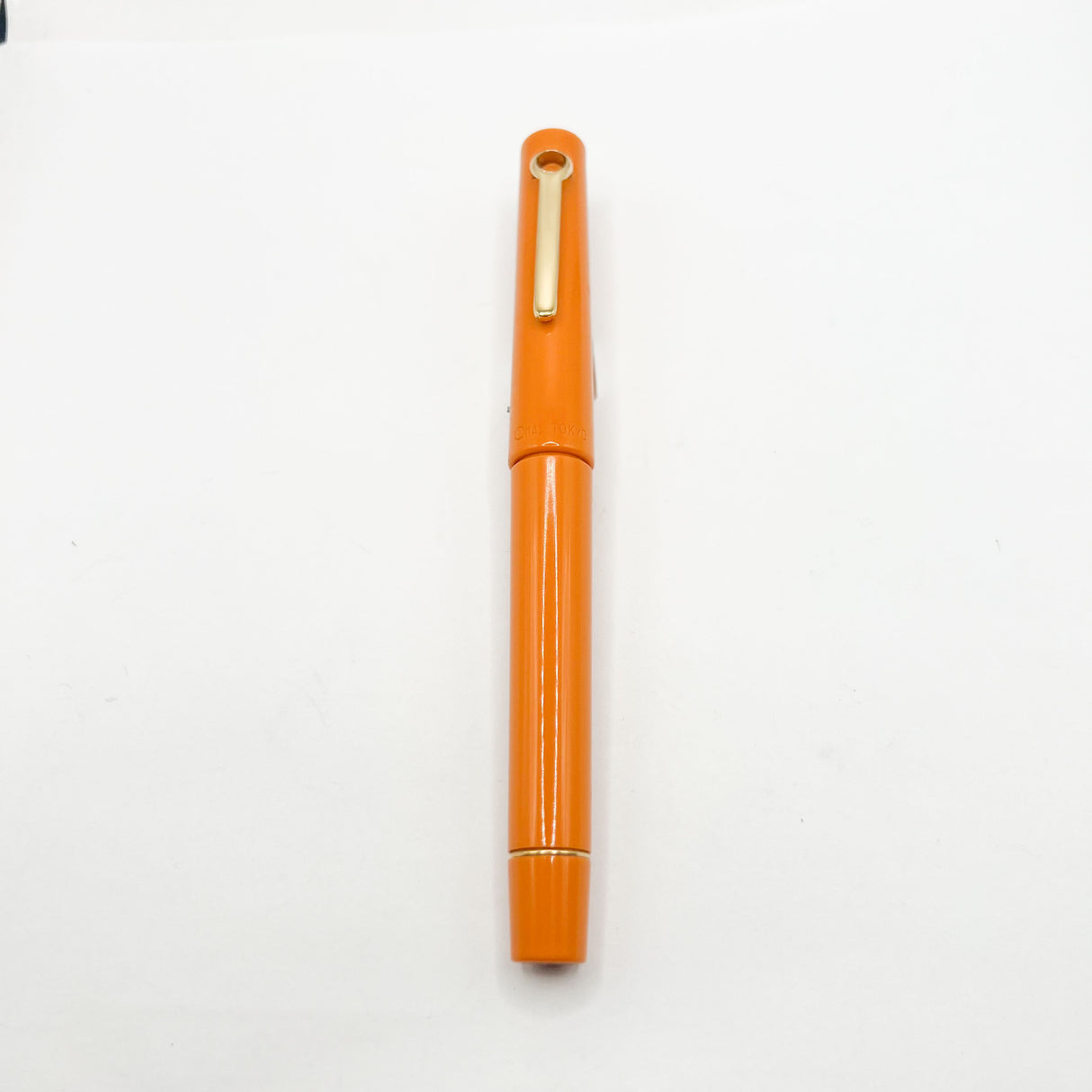 OMAS Tokyo Apricot Orange Vegetal Resin Fountain Pen - Medium 18kt Gold Nib