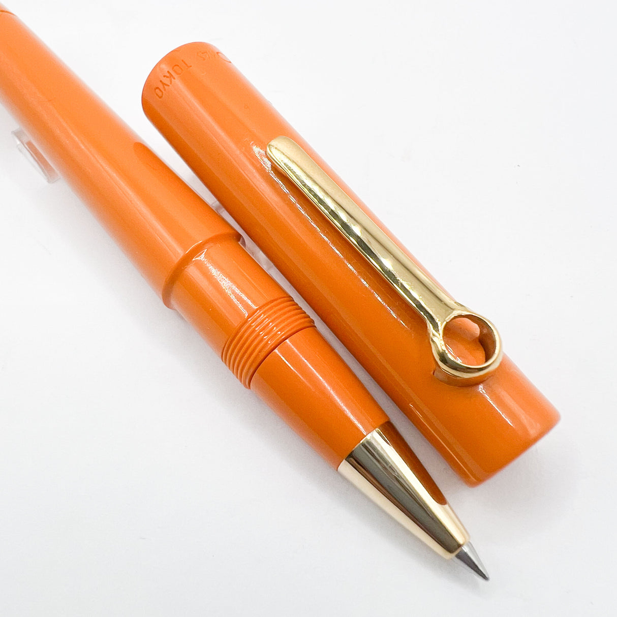 OMAS Tokyo Apricot Orange Vegetal Resin Rollerball