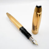 Montblanc Meisterstück Solitaire Le Grand Vermeil Barleycorn #146V Fountain Pen - Medium 18kt Gold Nib