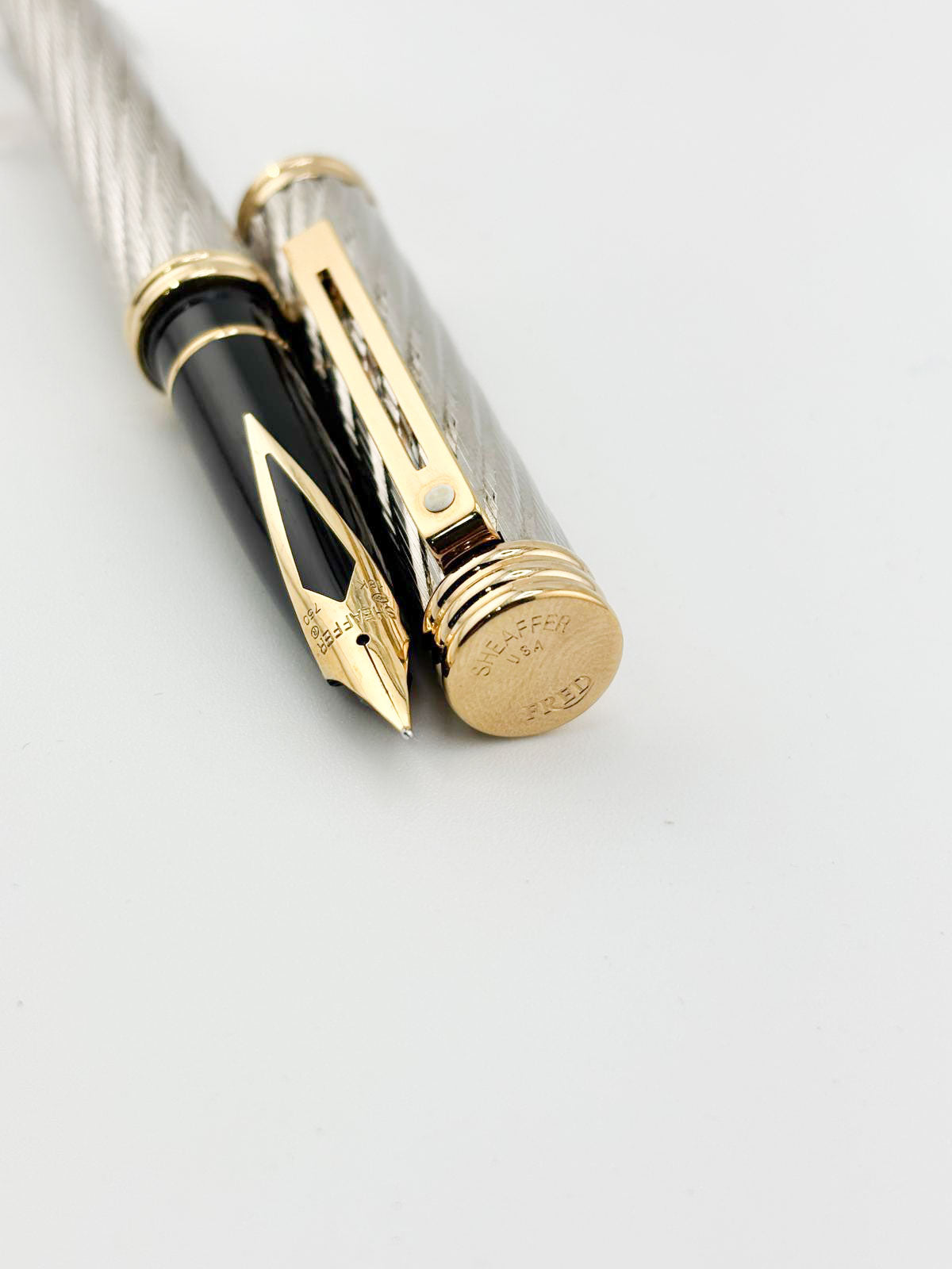 SHEAFFER USA FRED 万年筆　18k Sheaffer Targa Fred Force 10 Special Edition - Fountain Pen - RARE