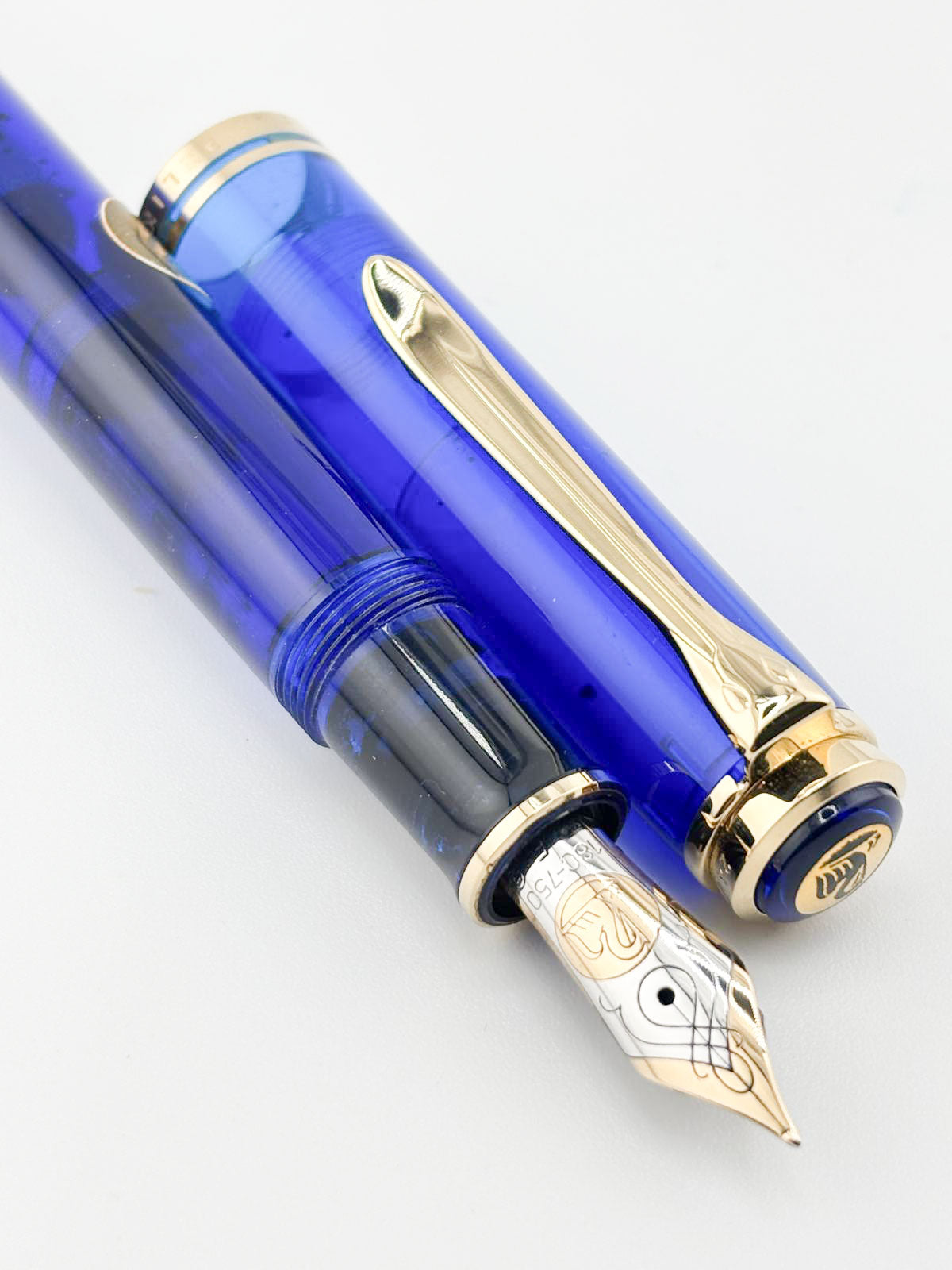 Pelikan Blue Ocean Limited Edition Fountain Pen - Fine 18kt Gold