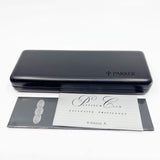 Parker Duofold Centennial (Largest Size) Black & Pearl Fountain Pen  - Fine 18kt Gold Nib