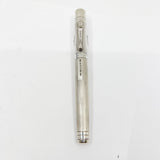 Yard-o-Led Sterling Silver Viceroy Grand Barley Fountain Pen  - Medium 18kt Gold Nib