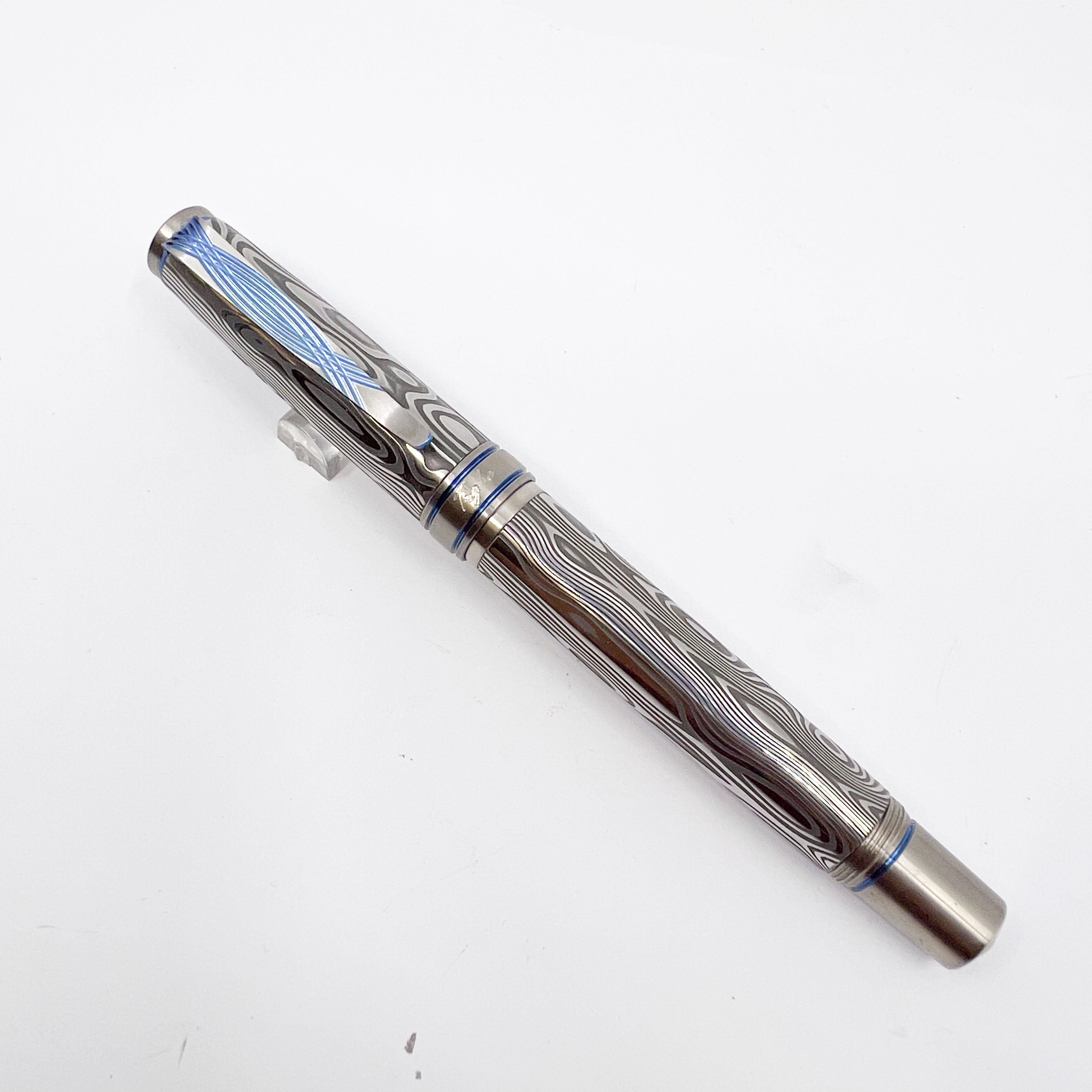 Grayson Tighe Odin's Eye Damascus Steel over Titanium Limited