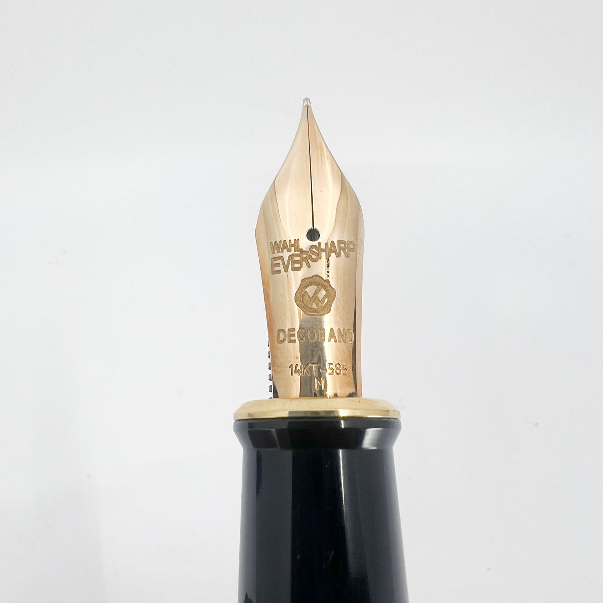 Wahl-Eversharp Decoband Oversize Red Cosmos Fountain Pen - Flexible Medium 14kt Gold Nib